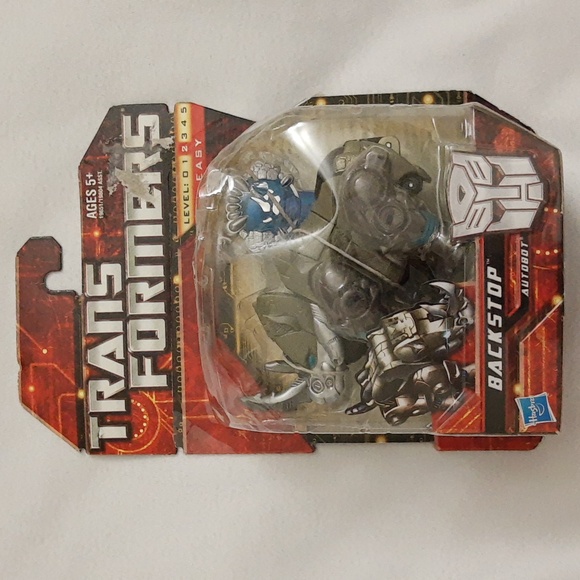 Transformers Scout Class Action Figure Backstop FACTORY SEALED w Box Damage - Picture 2 of 15